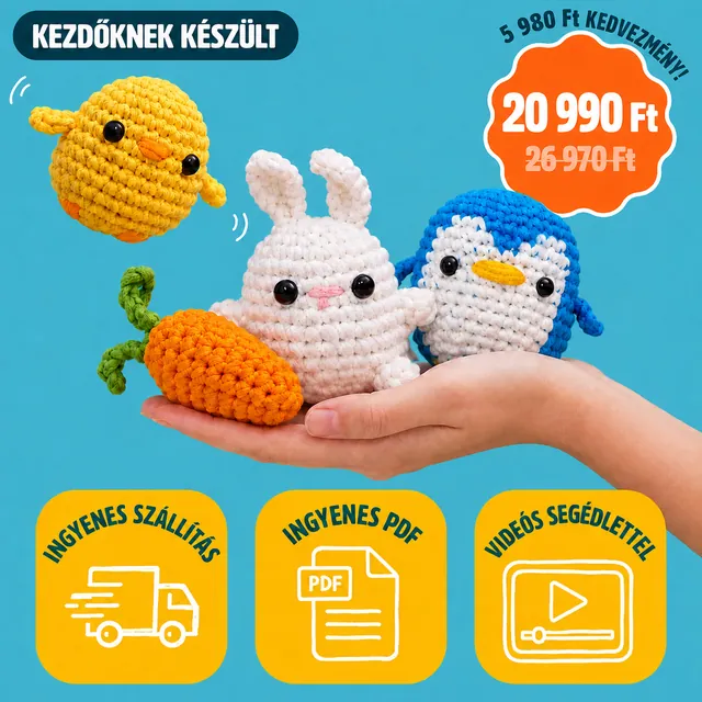Teljes kezdőcsomag 20 990 Ft-ért, ingyenes szállítással